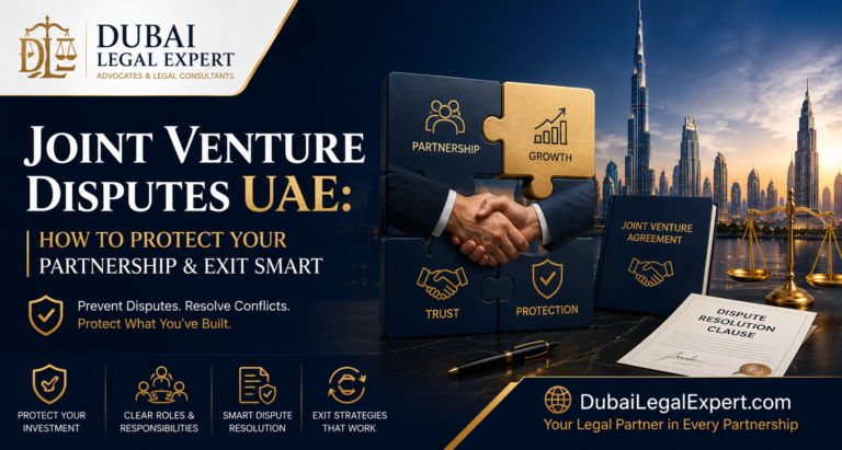 Joint Venture Disputes UAE: How to Protect Your Partnership & Exit Smart (2026) 1 ChatGPT Image Jul 24 2026 02 46 40 PM