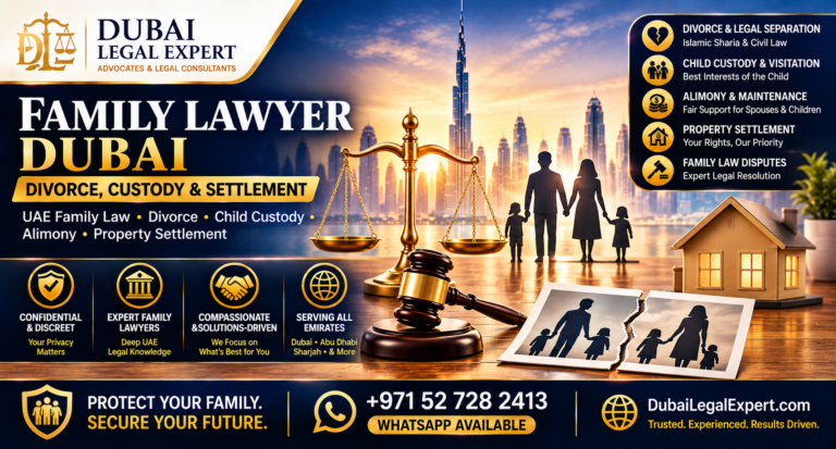 Family Lawyer Dubai Divorce Custody Settlement